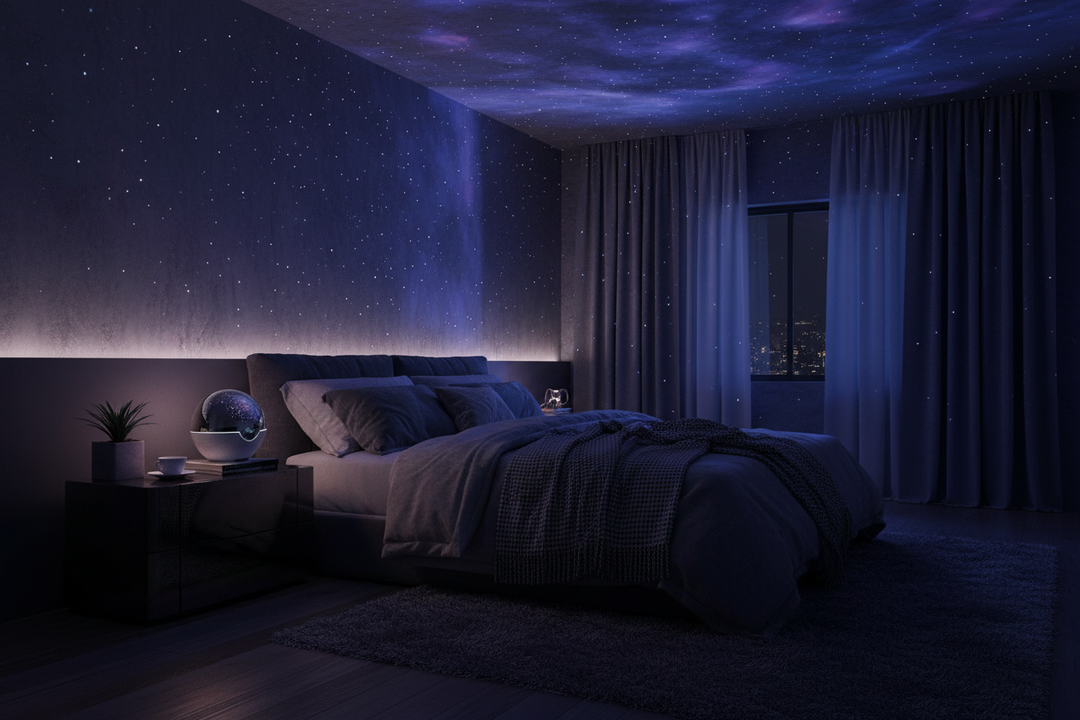 ShopBAM — Smart Galaxy Star Projector – Night Light with Bluetooth &amp; Rotation