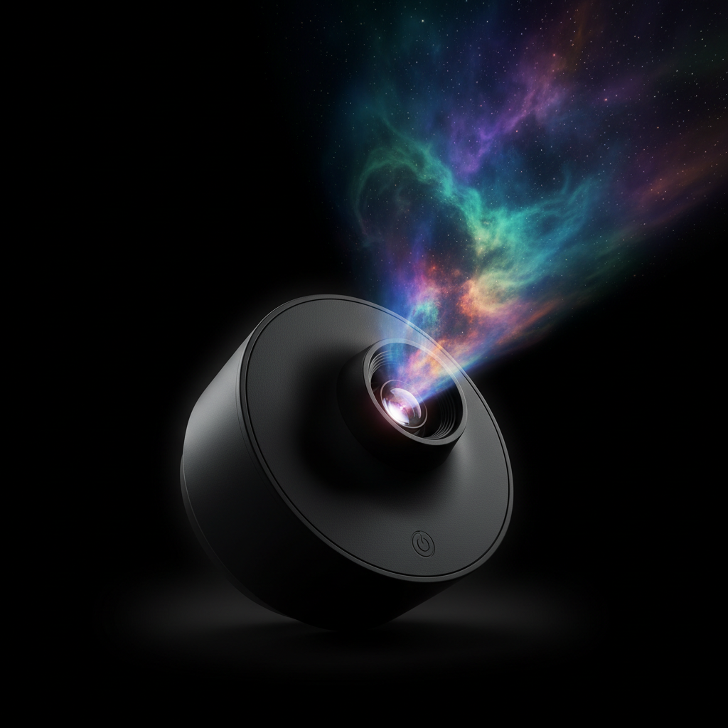 Smart Galaxy Star Projector – Night Light with Bluetooth &amp; Rotation