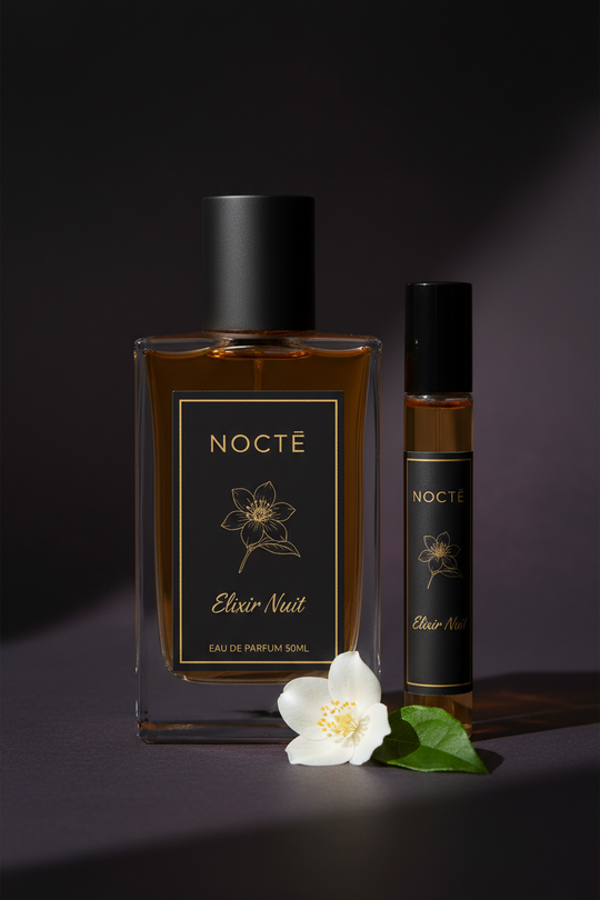 NOCTĒ MAISON No. 10 — Elixir Nuit · The Duo · 50mL EDP + 10mL Rollerball