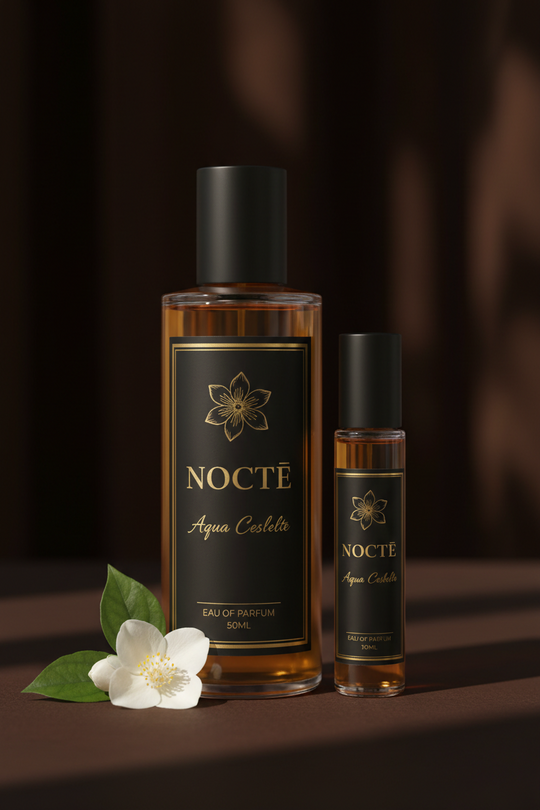 NOCTĒ MAISON No. 6 — Aqua Celeste · The Duo · 50mL EDP + 10mL Rollerball