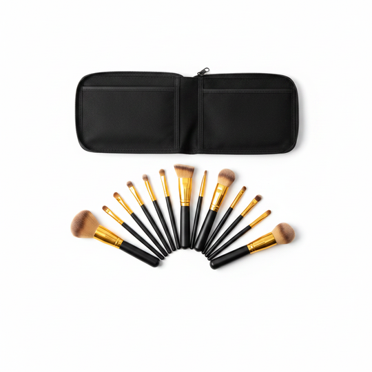 NOCTĒ Beauty — 12-Piece Makeup Brush Set Studio