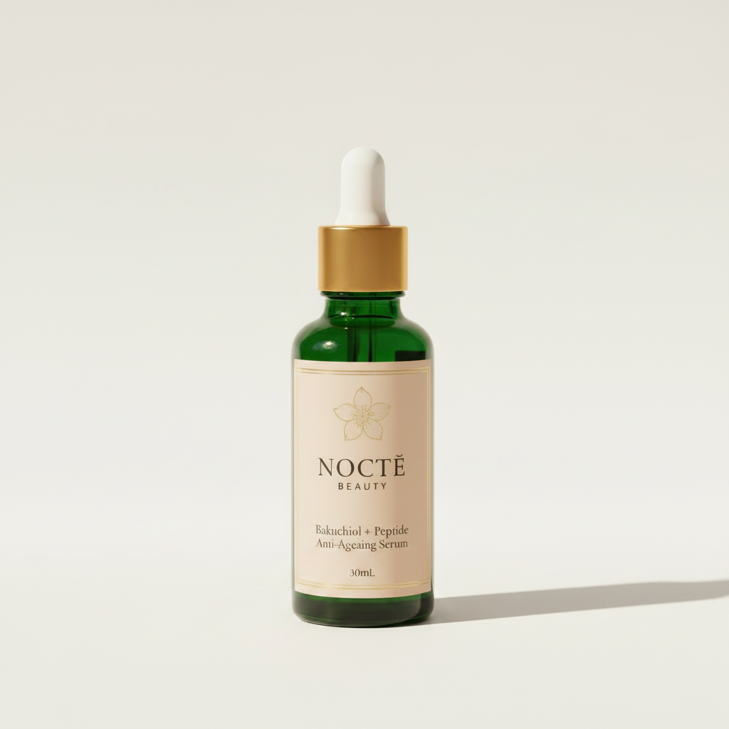 NOCTĒ Beauty — Bakuchiol + Peptide Anti-Ageing Serum Studio