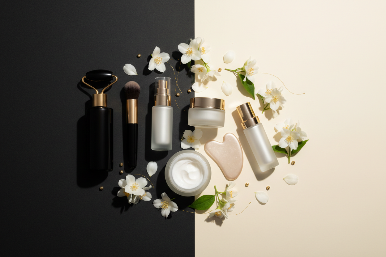 NOCTĒ Beauty Banner — Dark Gradient