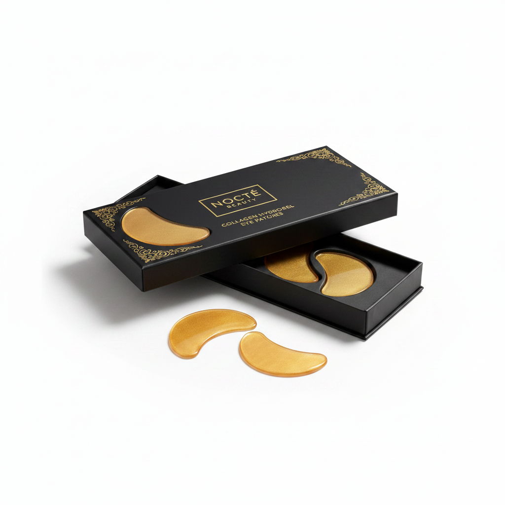NOCTĒ Beauty — Collagen Hydrogel Eye Patches Studio