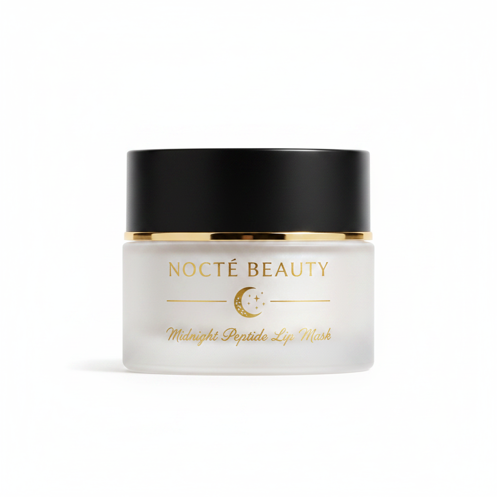 NOCTĒ Beauty — Midnight Peptide Lip Mask · Brighter White