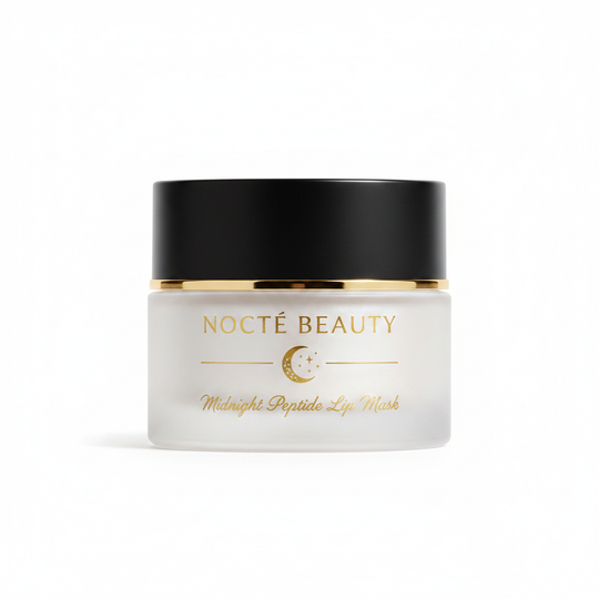 NOCTĒ Beauty — Midnight Peptide Lip Mask · Brighter White