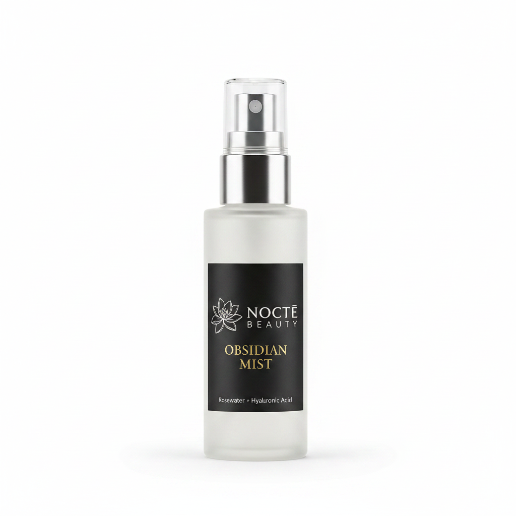 NOCTĒ Beauty — Rosewater + HA Face Mist Studio