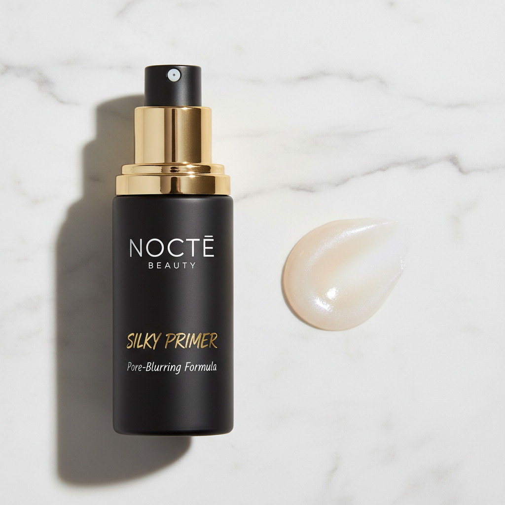 NOCTĒ Beauty — NOCTĒ Beauty — Pore-Blurring Silky Primer · Flawless Base