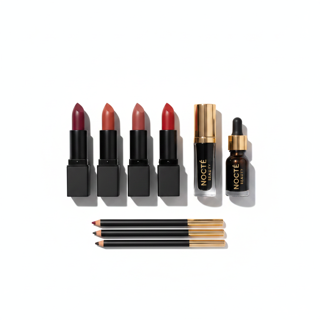 NOCTĒ Beauty — The Midnight Lip Ritual Studio