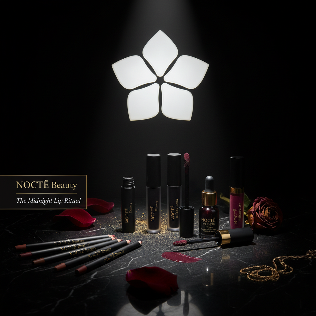 NOCTĒ Beauty — The Midnight Lip Ritual