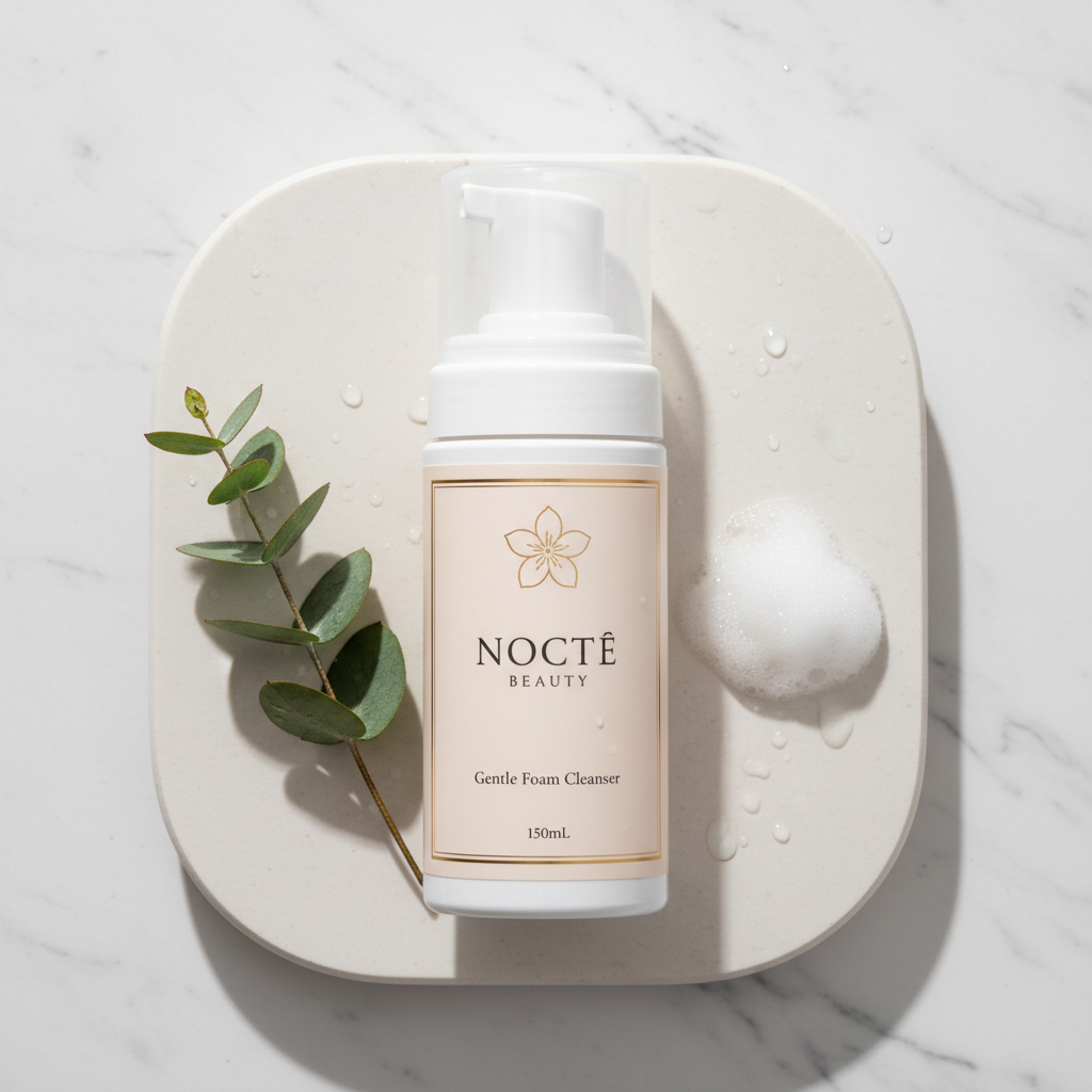NOCTĒ Gentle Foam Cleanser Hero