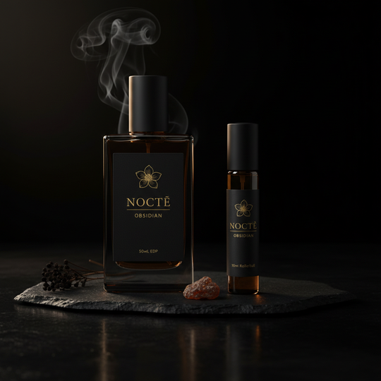 NOCTĒ OBSIDIAN No. 1 — Noir Absolu · 15mL Travel Spray