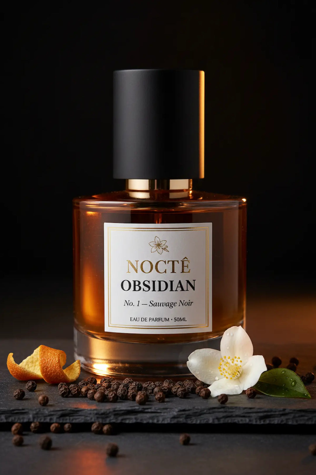 NOCTĒ OBSIDIAN No. 1 — Noir Absolu