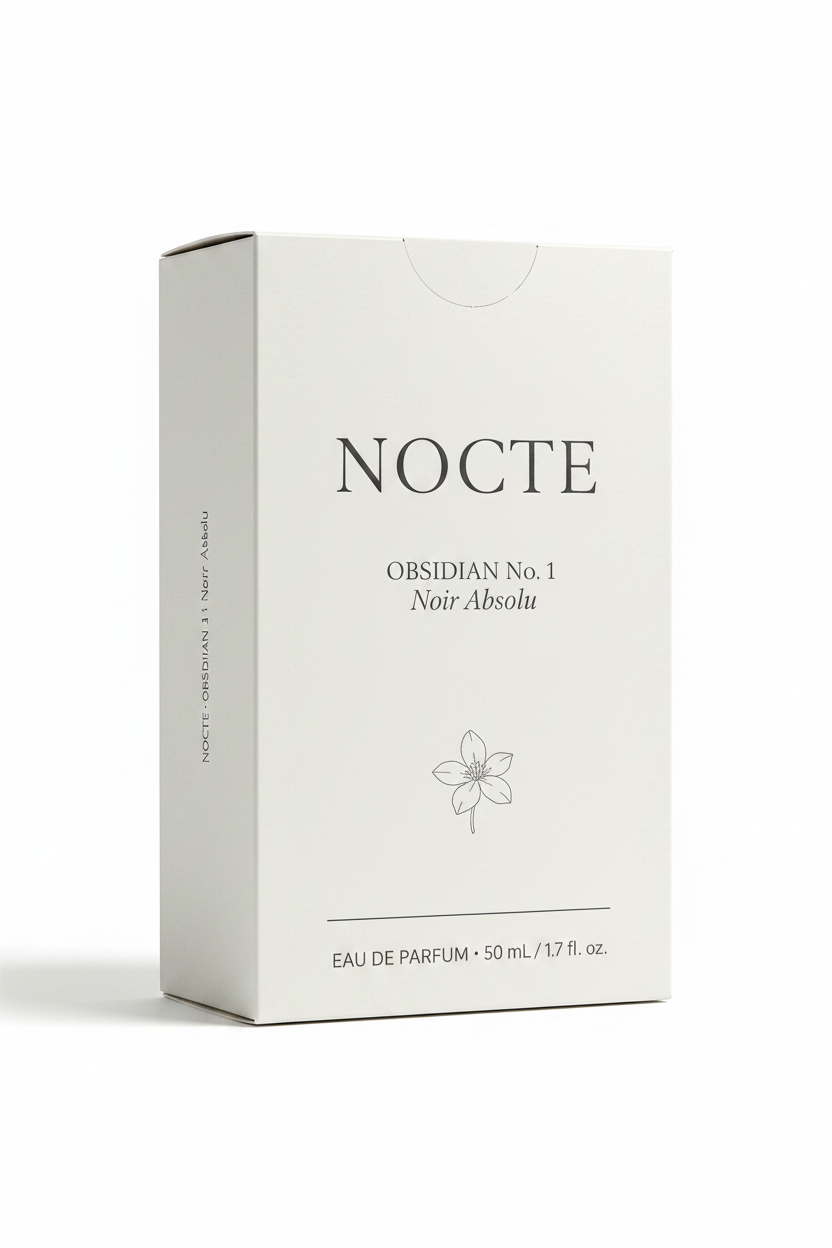NOCTE — Obsidian No. 1 Noir Absolu · 50mL Fragrance Box