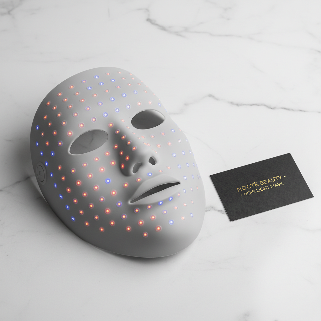 NOCTĒ Beauty — NOCTĒ Beauty — LED Light Therapy Face Mask · Clinic Results at Home