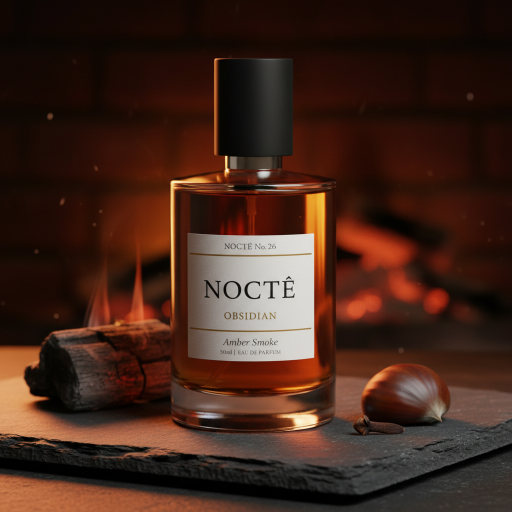 NOCTĒ Fragrance House — NOCTÉ OBSIDIAN No. 6 — Amber Smoke — Inspired by Maison Margiela
